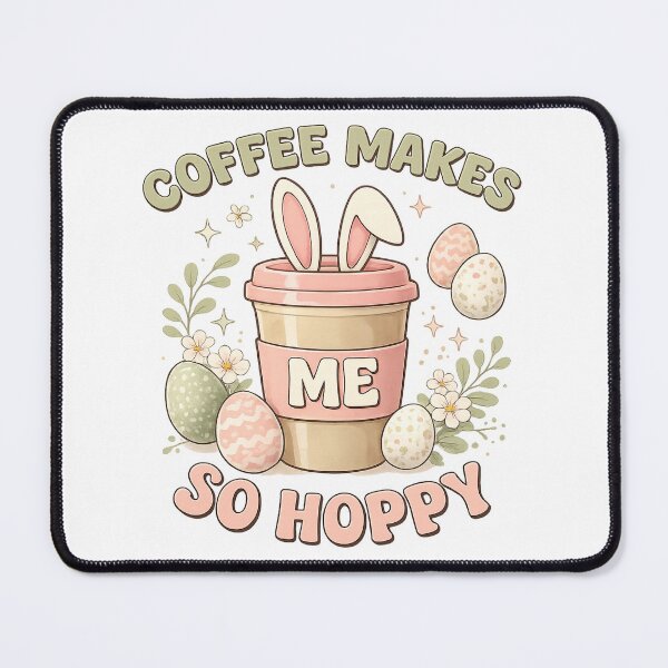 Item preview, Coffee Makes Me So Hoppy – Easter Coffee Design designed and sold by Dennis' Creative Corner.