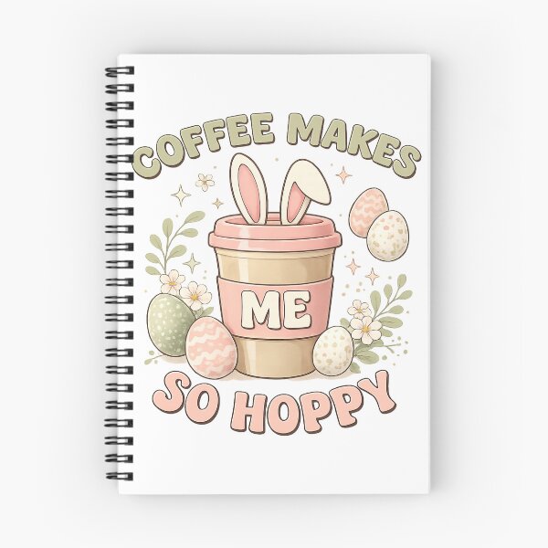 Item preview, Coffee Makes Me So Hoppy – Easter Coffee Design designed and sold by Dennis' Creative Corner.