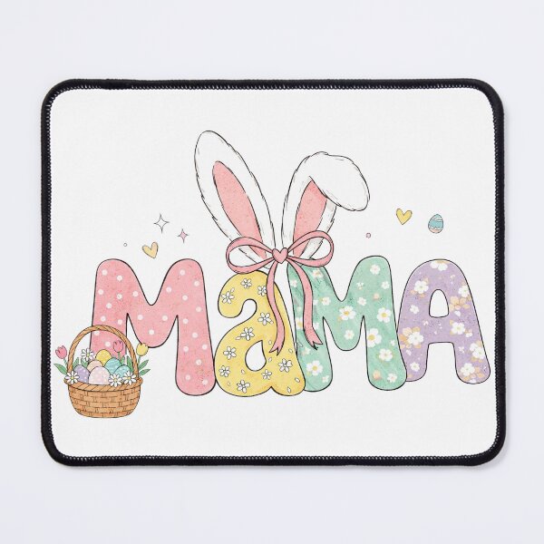 Item preview, Mom Easter design with bunny ears designed and sold by Dennis' Creative Corner.