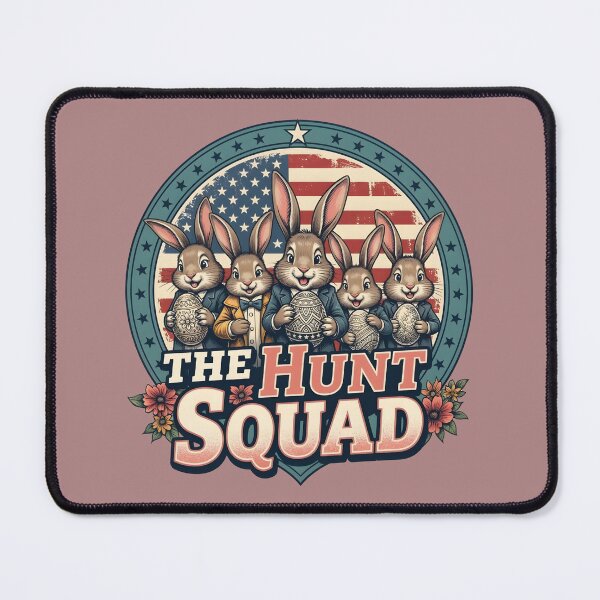 Item preview, The Hunt Squad Shirt – Retro Easter Bunny Crew Graphic designed and sold by relso.
