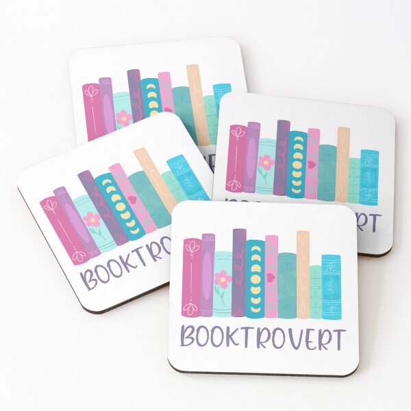 Item preview, Booktrovert – Colorful Stacked Books Illustration for Book Lovers designed and sold by Thistle Owl Studio.