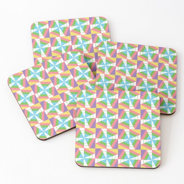 Item preview, Colorful Interlocking Geometric Triangle Pattern designed and sold by Arturo Daniel Garcia Palomo.