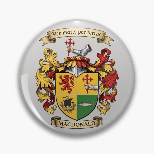 Item preview, The Macdonald Family Coat of Arms designed and sold by BagTown Clans.