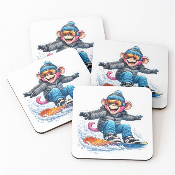Item preview, Pink Monkey in Snow designed and sold by Pink Monkey.