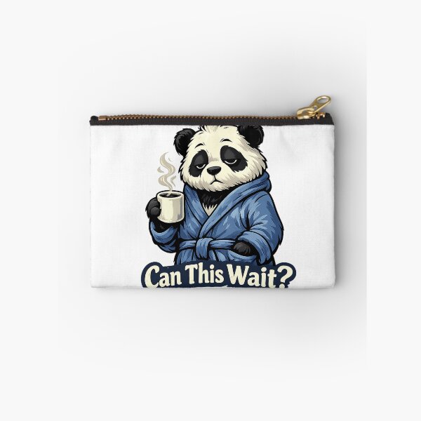 Item preview, MoodMinistry - Can This Wait? – Relatable Panda in Blue Robe designed and sold by MoodMinistry.