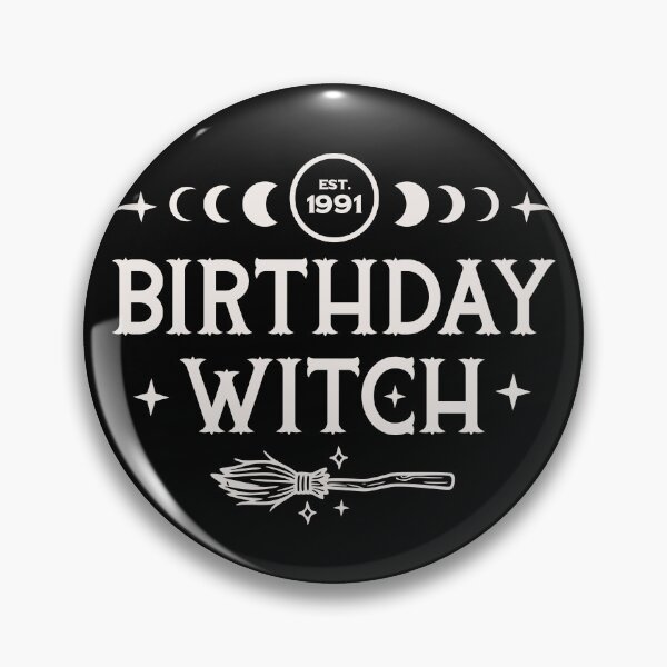 Item preview, Birthday Witch Est 1991 - Celestial Moon Phase Witchy Birthday Gift designed and sold by LinaValearte.