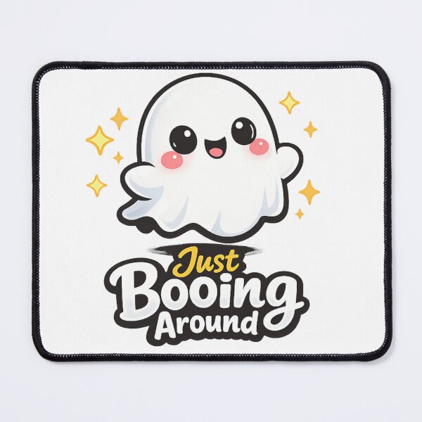 Item preview, Cute Ghost Just Booing Around Funny Halloween Sticker designed and sold by Abmait ART.