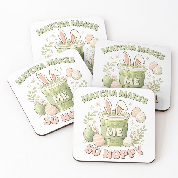Item preview, Matcha Makes Me So Hoppy – Easter Design designed and sold by Dennis' Creative Corner.