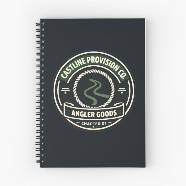 Item preview, Coastline Provision Co. Angler Goods Fishing Badge designed and sold by EimSol.