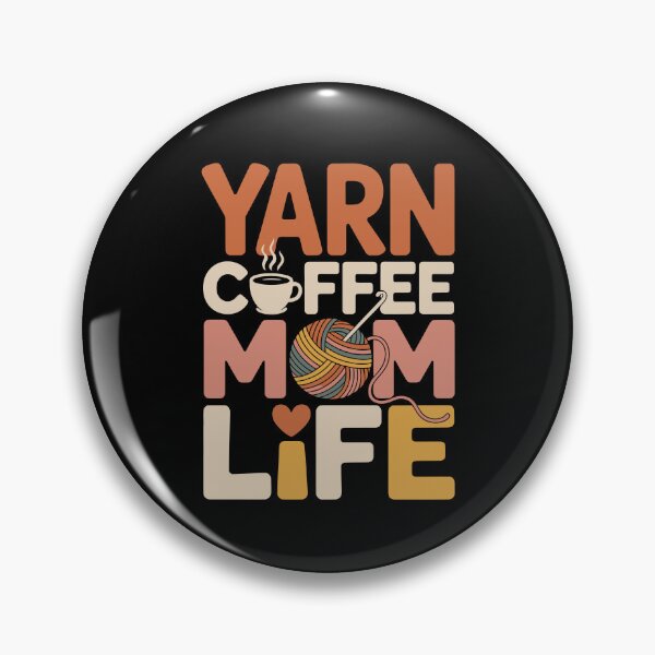 Item preview, Yarn Coffee Mom Life designed and sold by jkrphoto.