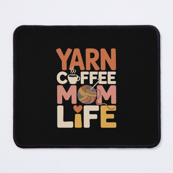 Item preview, Yarn Coffee Mom Life designed and sold by jkrphoto.