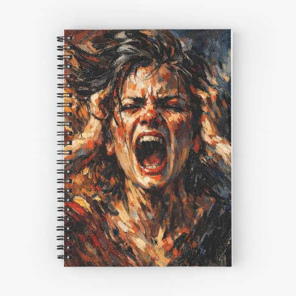 Item preview, Woman Screaming in Anguish, Abstract designed and sold by Robo-toons.