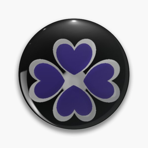 Item preview, Pendant dark blue clover print designed and sold by YaroshMaria.