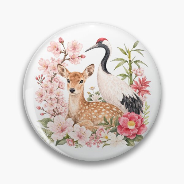 Item preview, Japan Wildlife Illustration – Botanical Art designed and sold by Vh7Studio.