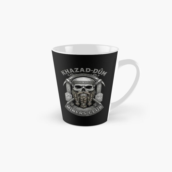 Item preview, Khazad-dûm Miners Club - Epic Fantasy Dwarf Skull Emblem designed and sold by Arcaucil.