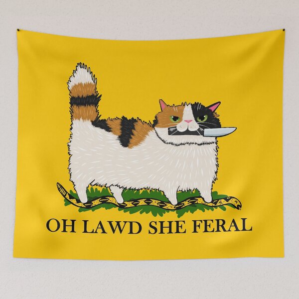 Item preview, Oh Lawd She Feral designed and sold by KilkennyCat Art.