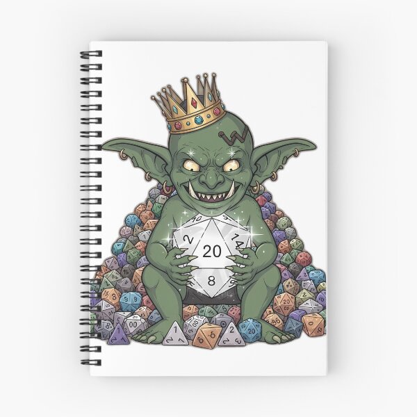 Item preview, Tiny Dice Hoarder Goblin with Crown designed and sold by pumsquare.