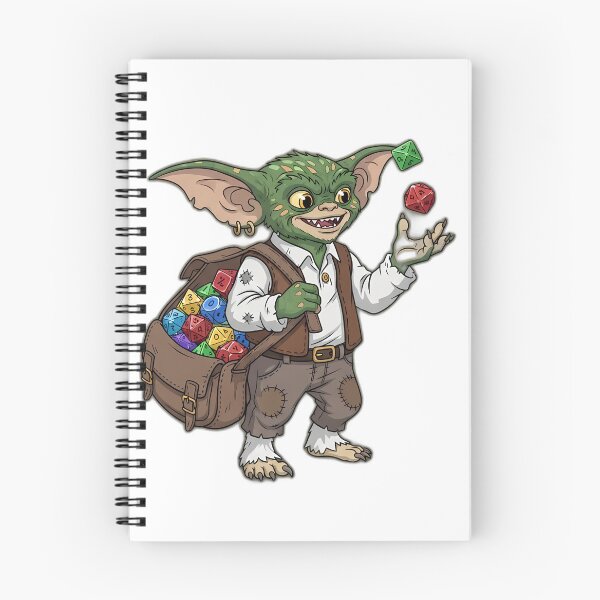 Item preview, Playful Tabletop Gremlin Carrying Colorful Dice designed and sold by pumsquare.