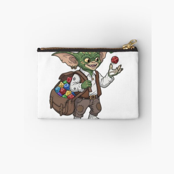 Item preview, Playful Tabletop Gremlin Carrying Colorful Dice designed and sold by pumsquare.
