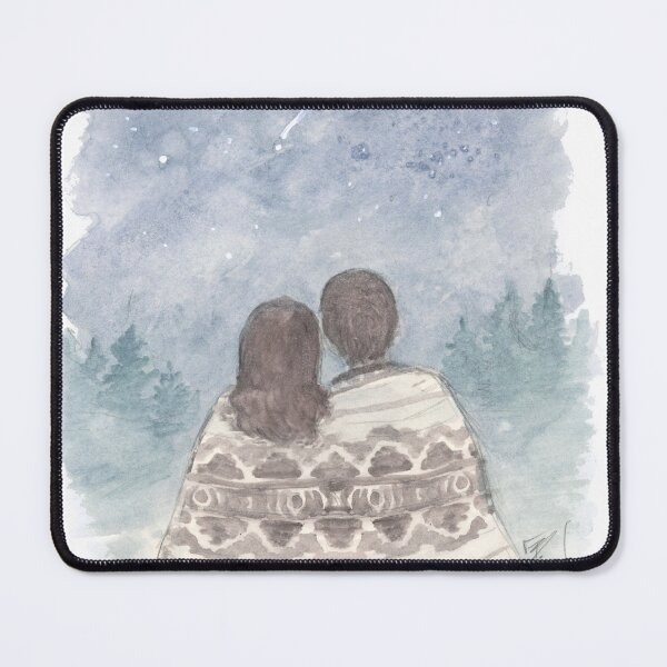 Item preview, Romantic Couple Stargazing: Make A Wish designed and sold by Brandy Woods.