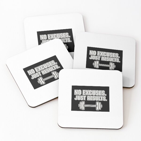 Item preview, No Excuses Just Results designed and sold by VasiljevichShop.