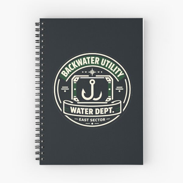 Item preview, Backwater Utility Water Dept. Fishing Badge designed and sold by EimSol.