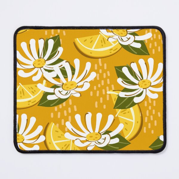 Item preview, Tropical White Blooms With Lemon Wedges designed and sold by AnimaliaStar.