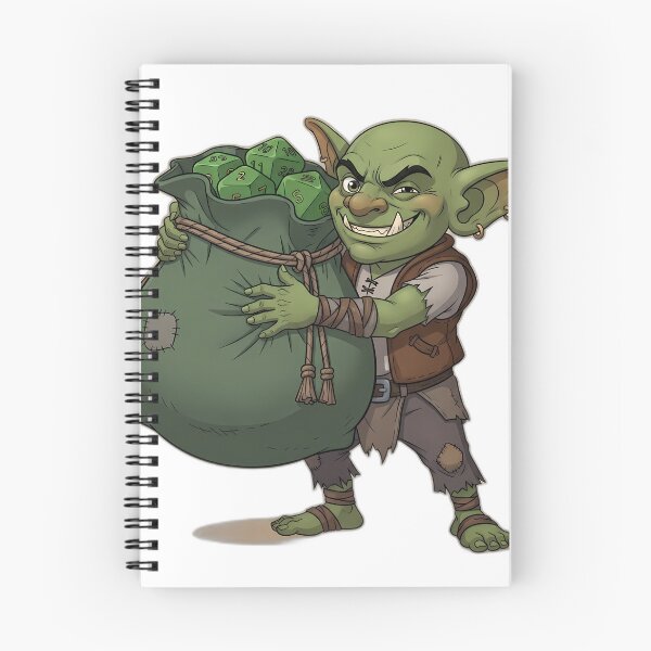 Item preview, Sneaky Dice Goblin Hugging Oversized Green Dice Bag designed and sold by pumsquare.