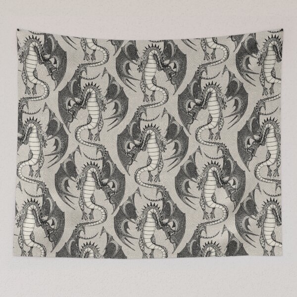 Item preview, dragon damask mist designed and sold by scrummy.