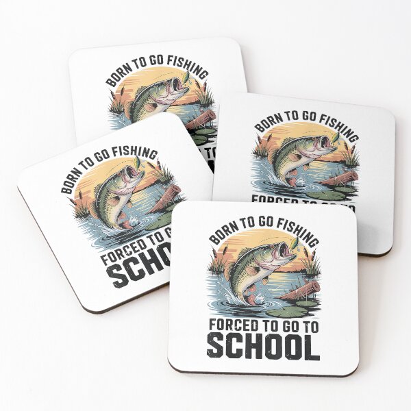 Item preview, Bass Fish Youth Boys Born Go Fishing Forced School Fisherman designed and sold by Goleon12.