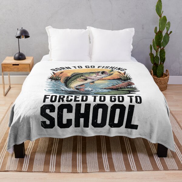 Item preview, Bass Fish Youth Boys Born Go Fishing Forced School Fisherman designed and sold by Goleon12.