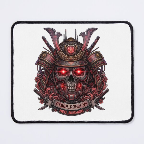 Item preview, Cyber Ronin VII - Neo Bushido Samurai Skull designed and sold by j0mj0ma.