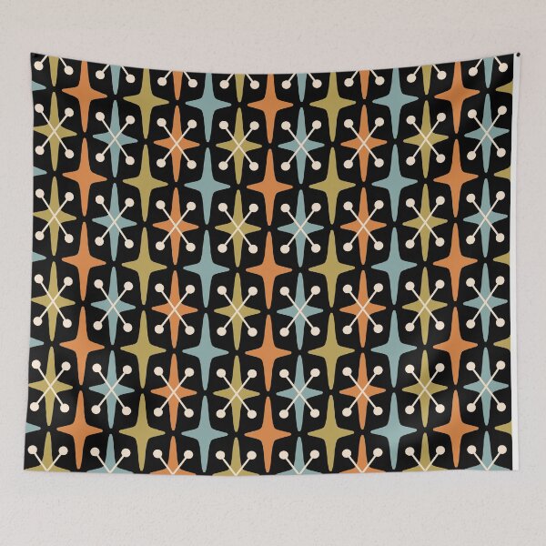 Item preview, MCM Abstract Starburst Pattern designed and sold by tonymagnerart.