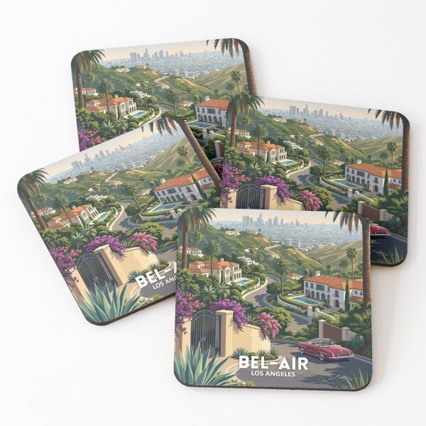 Item preview, Bel-Air Los Angeles United States - Travel art designed and sold by Marciolini.
