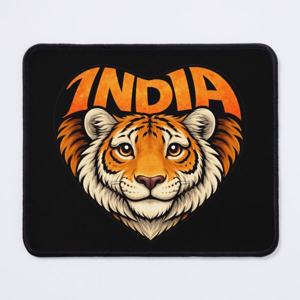 Item preview, India - Tiger Heart Shape designed and sold by Myra365Art.