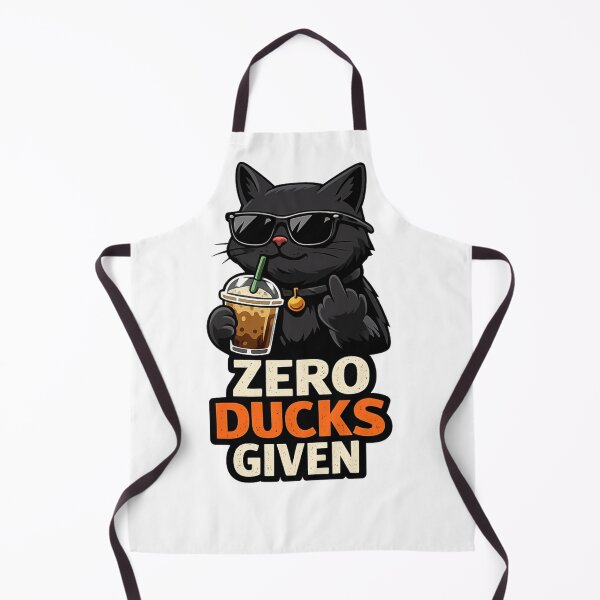 Item preview, Funny Cool Cat Zero Ducks Given Meme Design designed and sold by Shopchid.