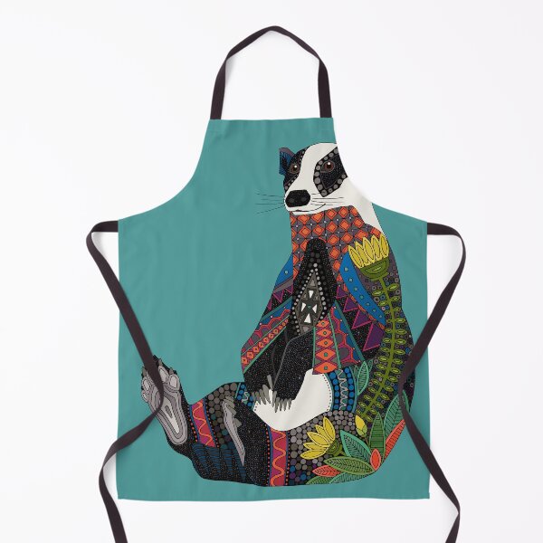 Item preview, badger turquoise designed and sold by scrummy.
