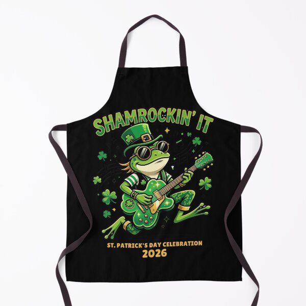 Item preview, Shamrockin’ It Frog – Funny St Patrick’s Day Guitar Meme Design designed and sold by MoodFit2026.