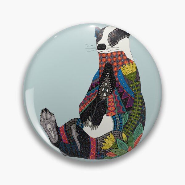 Item preview, badger celadon blue designed and sold by scrummy.