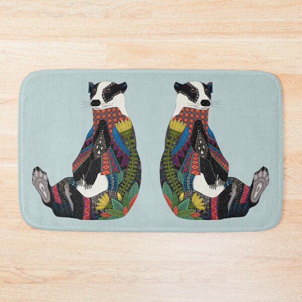 Item preview, badger celadon blue designed and sold by scrummy.
