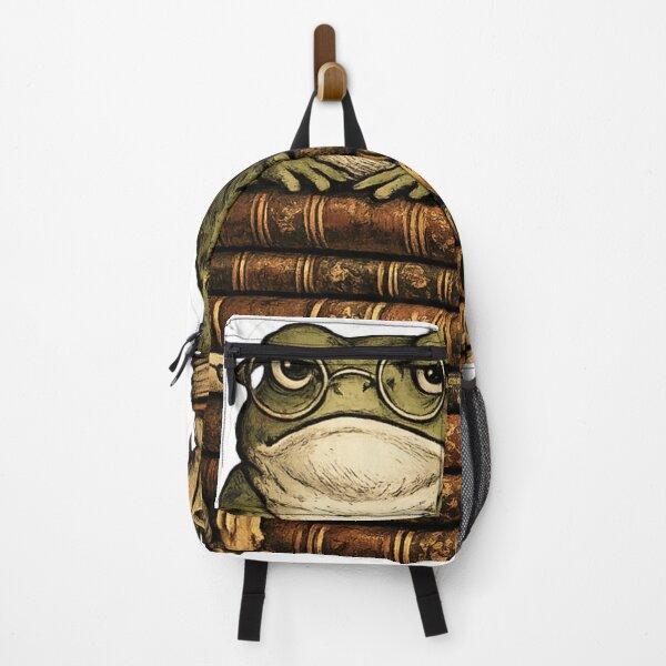 Item preview, Please Let Me Read Frog Teacher Dark Academia Cottagecore designed and sold by Retro Mood Co.