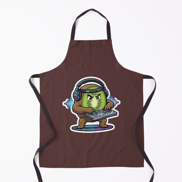 Item preview, Funny Angry DJ Kiwi Sticker - Radical Fruit Music Producer Art designed and sold by zakman02.