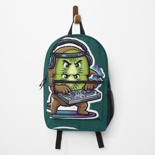 Item preview, Funny Angry DJ Kiwi Sticker - Radical Fruit Music Producer Art designed and sold by zakman02.
