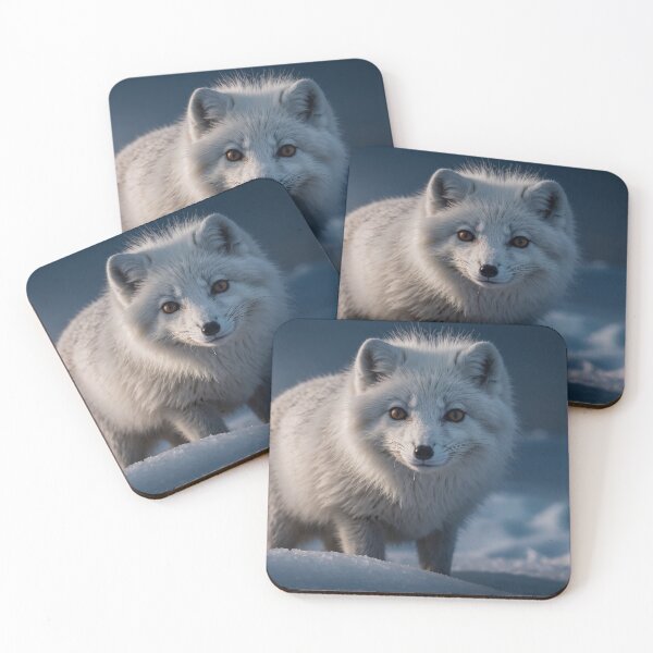 Item preview, Arctic Fox Under the Northern Lights designed and sold by adill72.