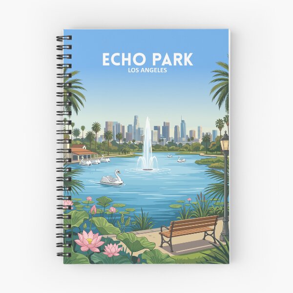 Item preview, Echo Park Los Angeles - United States - Travel Art designed and sold by Marciolini.