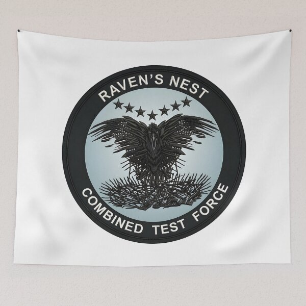 Item preview, Raven's Nest Combined Test Force Military Patch designed and sold by CharlieDesings.