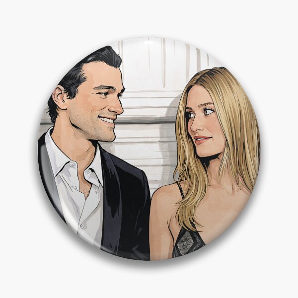 Item preview, Sarah Pidgeon and Paul Anthony Kelly from Love Story (fan art) designed and sold by PopCultureAndStuff.