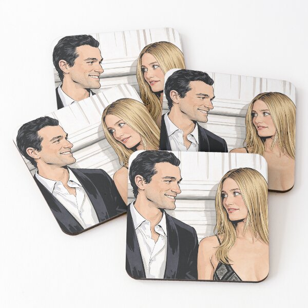 Item preview, Sarah Pidgeon and Paul Anthony Kelly from Love Story (fan art) designed and sold by PopCultureAndStuff.