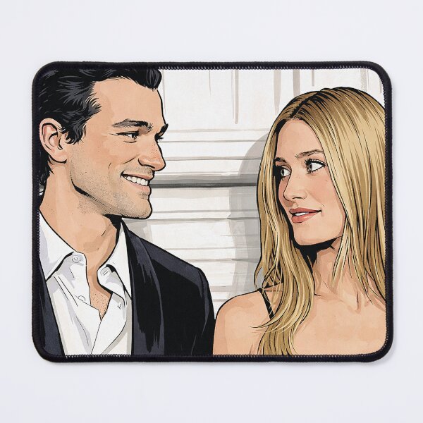 Item preview, Sarah Pidgeon and Paul Anthony Kelly from Love Story (fan art) designed and sold by PopCultureAndStuff.