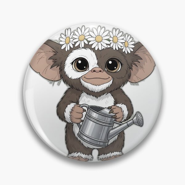 Item preview, Sweet Daisy Crown Gremlin with Gentle Smile designed and sold by pumsquare.